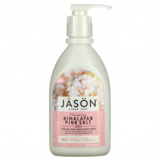 Jason Natural, 2 в 1 пенящийся гель для ванны и тела, нежная гималайская розовая соль, 887 мл (30 жидк. Унций)