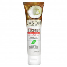 Jason Natural, Simply Coconut, отбеливающая зубная паста, кокосовый крем, 119 г (4,2 унции)