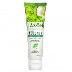 Jason Natural, Simply Coconut, укрепляющая зубная паста, кокос и мята, 119 г (4,2 унции)