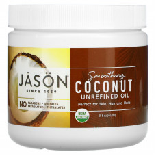 Jason Natural, Smoothing Coconut, нерафинированное масло, 443 мл (15 жидк. Унций)