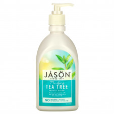 Jason Natural, Мыло для рук с очищающим маслом чайного дерева, 16 жидких унций (473 мл)