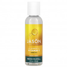 Jason Natural, Чистое натуральное масло для кожи, максимально эффективный витамин Е, 45 000 МЕ, 59 мл (2 жидких унции)