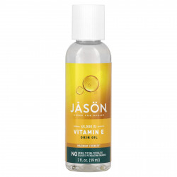 Jason Natural, Чистое натуральное масло для кожи, максимально эффективный витамин Е, 45 000 МЕ, 59 мл (2 жидких унции)