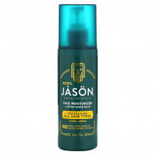 Jason Natural, Для мужчин, увлажняющее средство для лица + бальзам после бритья, цитрус + имбирь, 113 г (4 унции)
