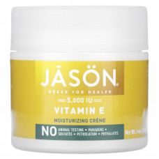 Jason Natural, омолаживающий увлажняющий крем с витамином E, 5000 МЕ, 113 г (4 унции)