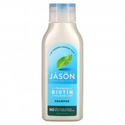 Jason Natural, Шампунь для утолщения и восстановления волос, с биотином и гиалуроновой кислотой, 473 мл (16 жидк. унций)