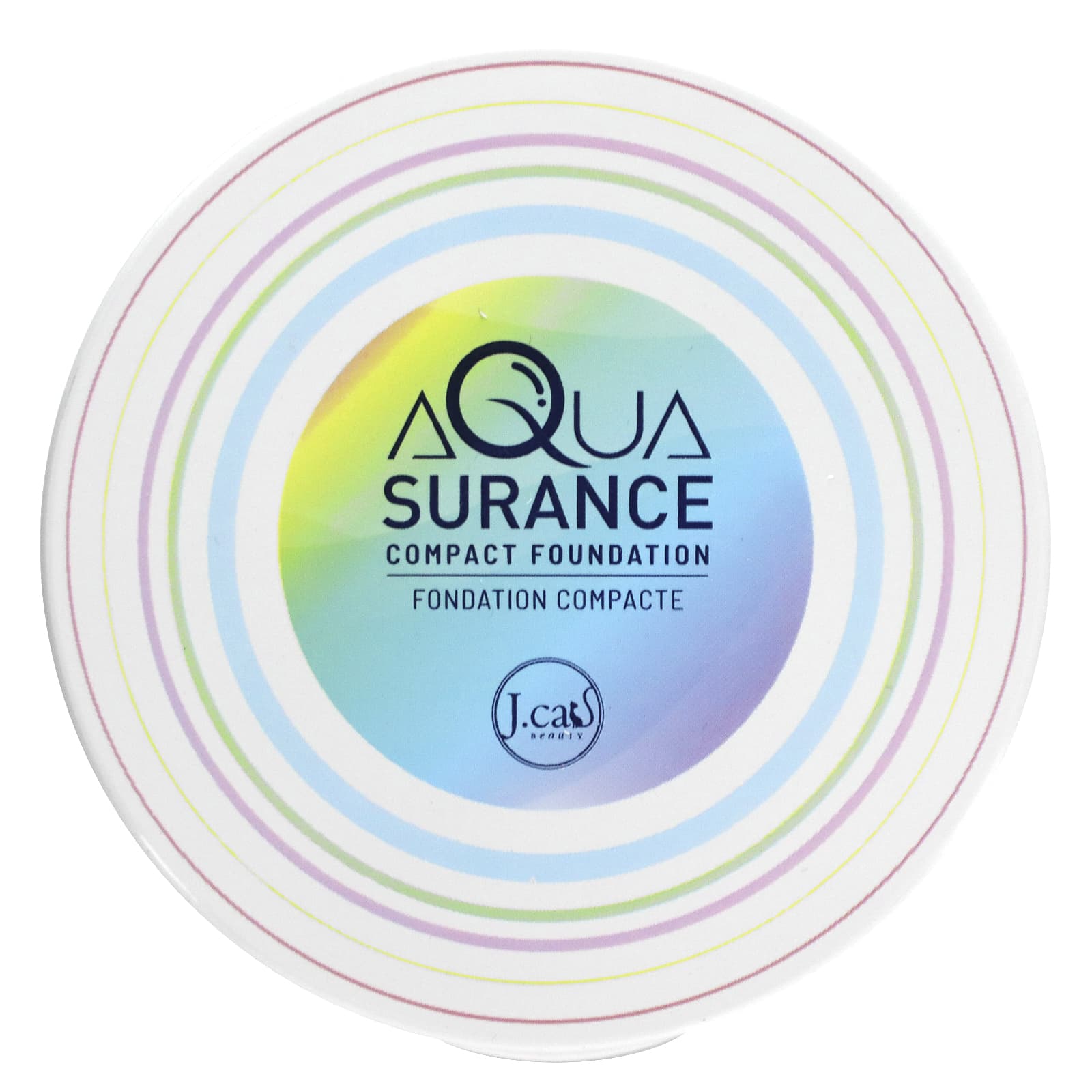 J.Cat Beauty, Компактная тональная основа Aquasurance, оттенок ACF102 натуральный, 9 г