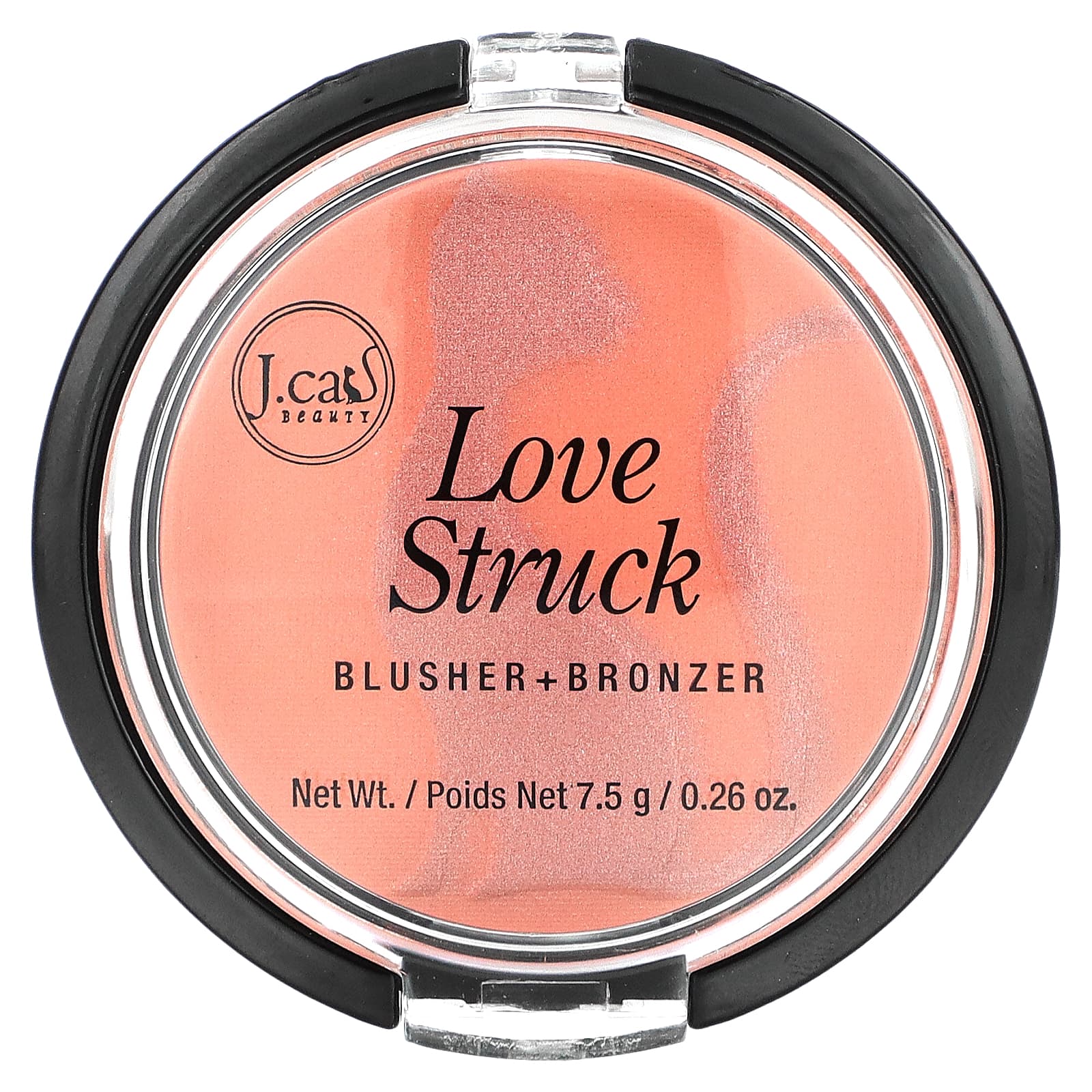 J.Cat Beauty, Румяна + бронзер Love Struck, оттенок LGP106 «Дорогая», 7,5 г