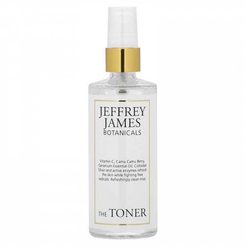 Jeffrey James Botanicals, Тоник, освежающий чистящий аэрозоль, 4 унции (118 мл)