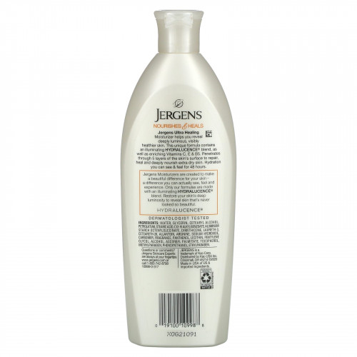 Jergens, Ultra Healing, увлажняющее средство для очень сухой кожи, 295 мл (10 жидк. Унций)