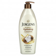 Jergens, Hydrating Coconut, увлажняющий лосьон с маслом кокоса, 496 мл