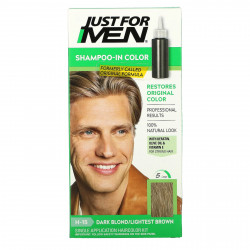 Just for Men, Мужская краска для волос Original Formula, оттенок блонд/самый светлый коричневый H-15, одноразовый комплект