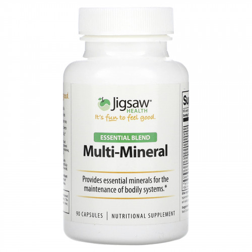 Jigsaw Health, Essential Blend, мультиминеральное средство, 90 капсул