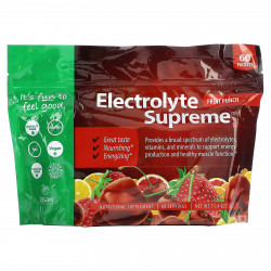 Jigsaw Health, Electrolyte Supreme, фруктовый пунш, 60 пакетиков, 324 г (11,4 унции)