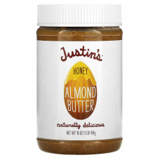 Justin's Nut Butter, Медово-миндальное масло, 454 г (16 унций)