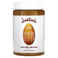 Justin's Nut Butter, Классическое миндальное масло, 454 г (16 унций)