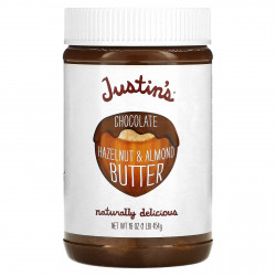 Justin's Nut Butter, Фундуковое масло с шоколадом, 16 унций (454 г)