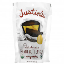 Justin's Nut Butter, Органические мини-чашки с арахисовой пастой из темного шоколада, 133 г (4,7 унции)