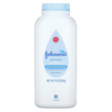 Johnson's Baby, Порошок с алоэ и витамином Е, 255 г (9 унций)