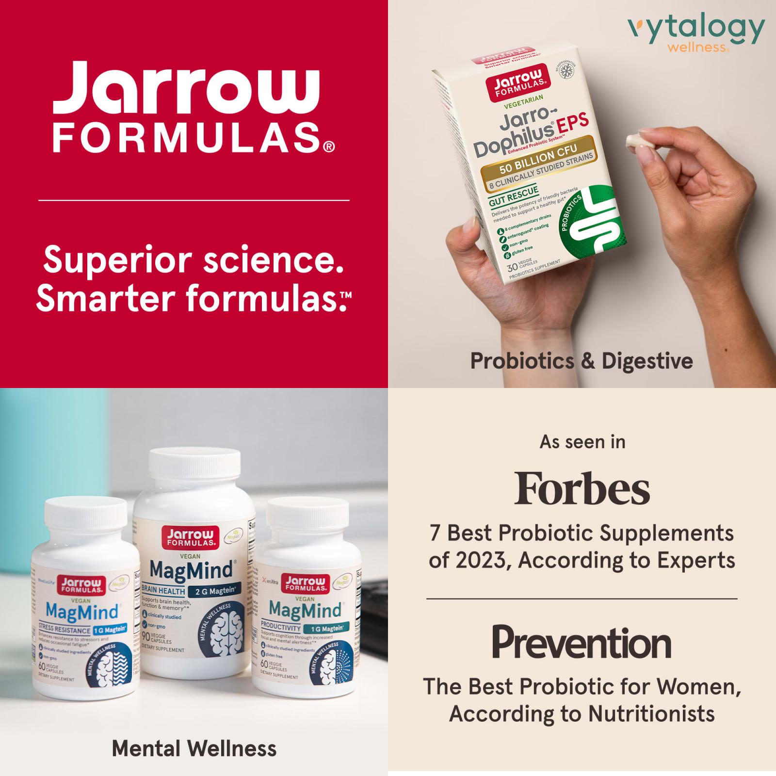 Jarrow Formulas, Jarro-Dophilus EPS, 5 млрд, 120 растительных капсул