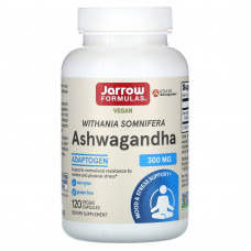 Jarrow Formulas, Ашваганда, 300 мг, 120 растительных капсул