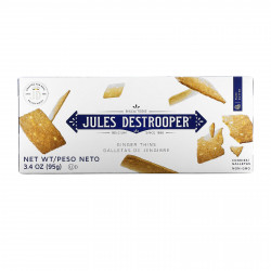 Jules Destrooper, Тонкое печенье с имбирем, 95 г (3,4 унции)