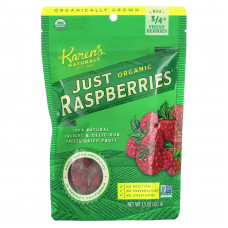 Karen's Naturals, Organic Just Raspberries, органическая малина, 42 г (1,5 унции)