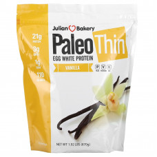 Julian Bakery, Paleo Thin, протеин из яичного белка, ваниль, 870 г (1,92 фунта)