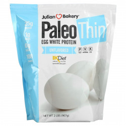Julian Bakery, Paleo Protein, протеин яичного белка, с нейтральным вкусом, 907 г (2 фунта)