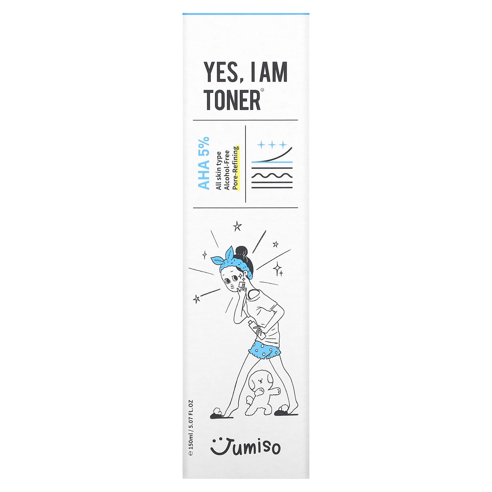 Jumiso, Yes, I am Toner, AHA 5%, 150 мл (5,07 жидк. Унции)