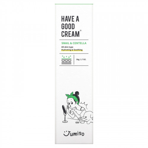 Jumiso, Have A Good Cream, улитка и центелла, 50 г (1,7 унции)