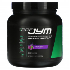 JYM Supplement Science, Pre JYM, High Performance Pre-Workout, виноградные конфеты, 1,1 фунта (500 г)