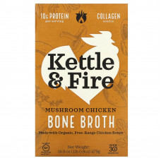 Kettle & Fire, Bone Broth, курица с грибами, 479 г (16,9 унции)