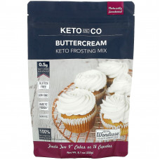 Keto and Co, Keto Frosting Mix, сливочное масло, 230 г (8,1 унции)