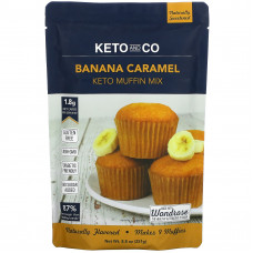 Keto and Co, Keto Muffin Mix, банановая карамель, 251 г (8,8 унции)