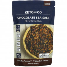 Keto and Co, Chocolate Sea Salt, Keto Granola, 10 oz (285 g)