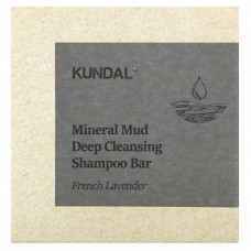 Kundal, Mineral Mud, глубоко очищающий шампунь, французская лаванда, 100 г (3,53 унции)