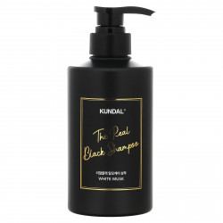 Kundal, The Real Black Shampoo, белый мускус, 500 мл (16,9 жидк. Унции)