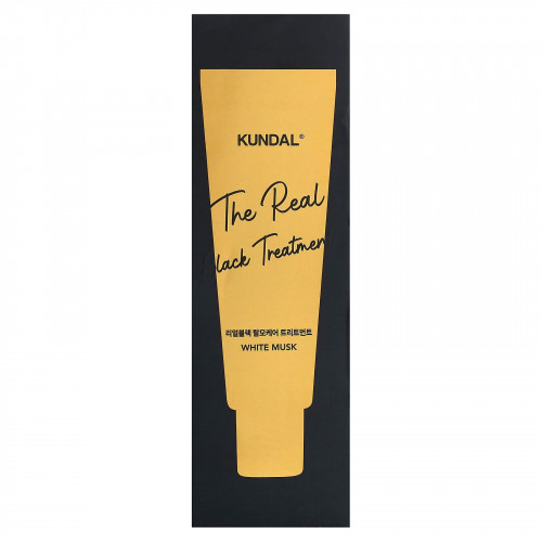 Kundal, The Real Black Treatment, белый мускус, 150 мл (5,07 унции)