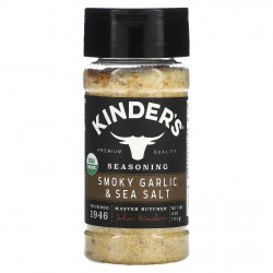 KINDER'S, Приправа, дымный чеснок и морская соль, 113 г (4 унции)