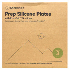 KeaBabies, силиконовые чашки для препарирования с аспирацией PrepGrip, для детей 6–36 месяцев, Valiant, 3 шт.