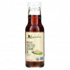 Kevala, Органическое темное кунжутное масло, 8 жидких унций (236 мл)