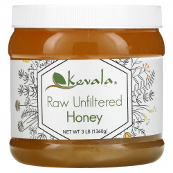 Kevala, Сырой нефильтрованный мед, 3 фунта (1360 г)