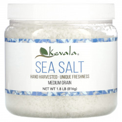 Kevala, Морская соль, среднезернистая, 816 г (1,8 фунта)