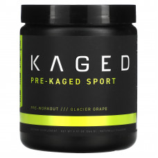 Kaged, PRE-KAGED Sport, предтренировочный комплекс, освежающий виноград, 264 г (9,31 унции)