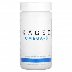 Kaged, Омега-3, триглицериды и рыбий жир премиального качества, 1500 мг, 60 мягких таблеток