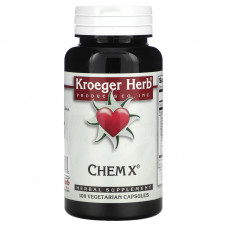 Kroeger Herb Co, Chem X, 100 вегетарианских капсул