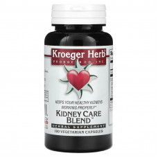 Kroeger Herb Co, Смесь для ухода за почками, 100 вегетарианских капсул