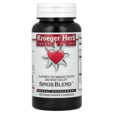 Kroeger Herb Co, смесь для носовых пазух, 100 вегетарианских капсул