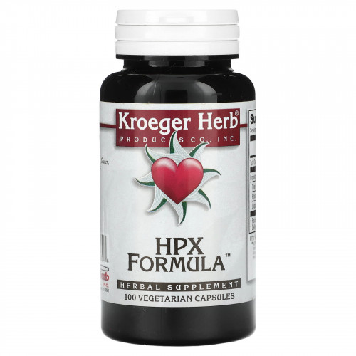 Kroeger Herb Co, HPX Formula, 100 вегетарианских капсул